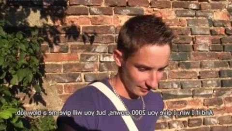 A lusty straight Czech twink got banged outdoors