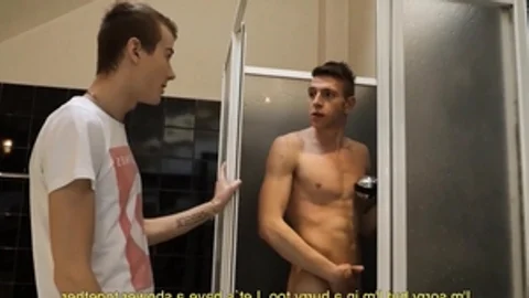 Euro Hunk: Gorgeous twink boy Tyler Fox playing with Matt Rush