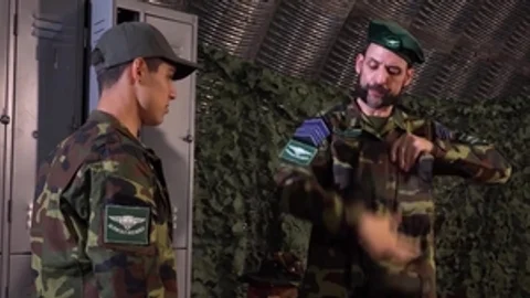 MilitaryDick - Nailed rough among young sergeant Joris Leonard