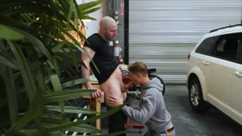 Next Door Taboo: Blonde Balcony Banging