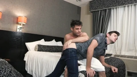 FamilyDick - Lance Hart wearing panties pounding in motel