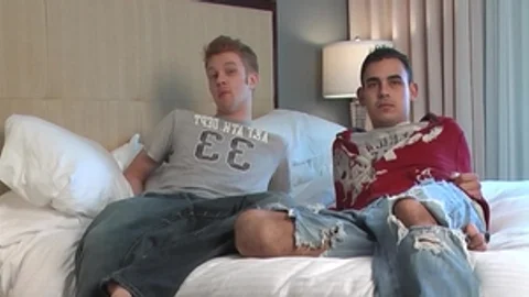 Caucasian Cuties Cream their Jeans