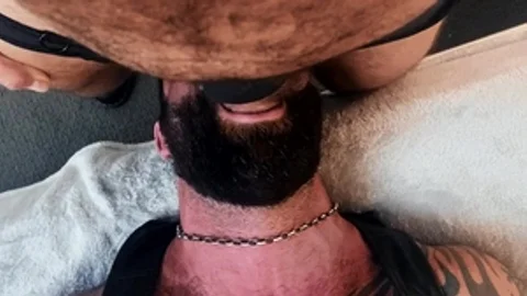 Bromo: Jake Nicola beside swinger Vince Parker licking ass