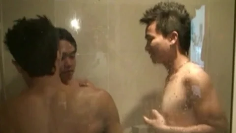 GayAsianNetwork: Bondage rammed hard scene