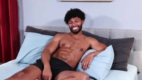 ChaosMen.com: Muscle gay jerking black cock