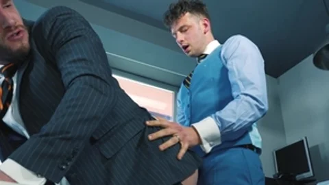 menatplay: Ridick's Dress Shirt Ruined by Cum