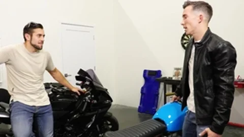 nextdoorstudios: Riding Sticks in Leather Gear