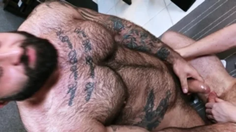 BearBack: Mac Savage & Atlas Grant raw kissing each other