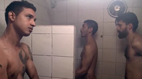 Latin Leche: Gael and Jason gangbang in shower