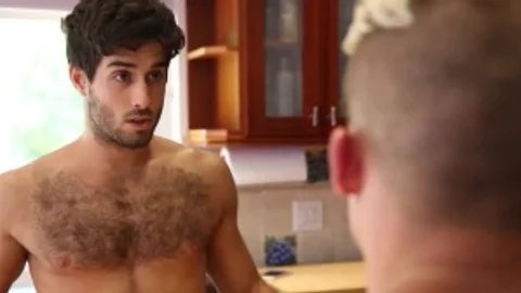 nasty Houseguest - Seth Knight & Aston Springs anal screw