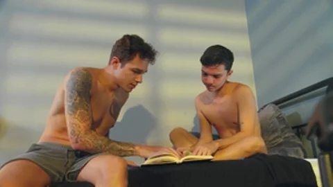 Next Door Twink: Caucasian Jock Fucks Brunette Twink