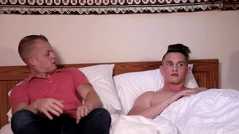 Next Door Raw: Gay Jay Tee receiving facial cum loads video
