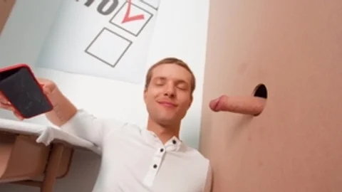 Drill My Hole - American Benjamin Blue blowjob cum indoors