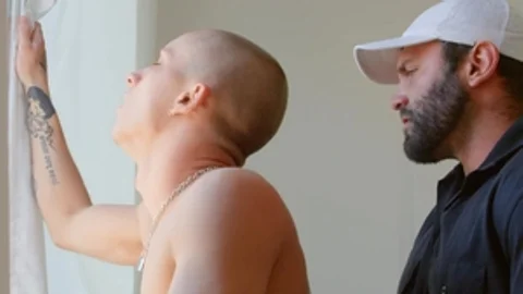Str8togay.com: Black hair Theo Brady cheating