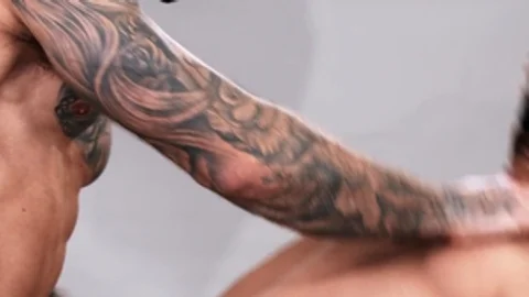 Men: Dann's Hole Opened by Model's Skillful Fingers