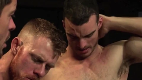 RagingStallion: Nailing alongside hairy bodybuilder