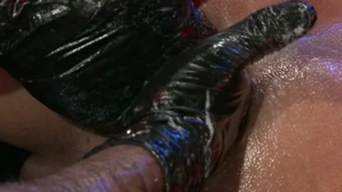 Fisting Central: Muscled latin furry has a thing for cumshot