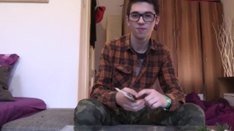 young college hipster student fucked for money