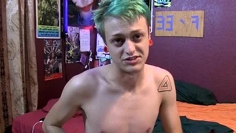 HomeMadeTwinks.com - Shaved Jason Valencia got slammed hard