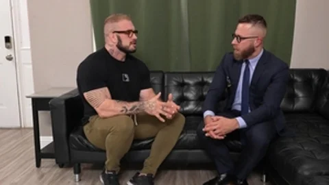 ManUpFilms: Davin Strong plus Joel Someone bareback blowjob