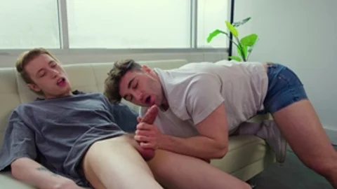 Sucking Cole Church's Perfect Cock