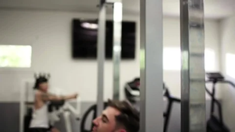 Modern-Day Sins: Sneaky Blowjob Between Weight Sets
