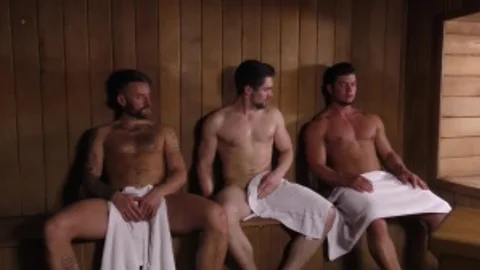 Heating Things Up - Griffin Barrows & Brad Banks arse poke