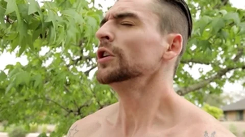 NextDoorBuddies - Javier Cruz cock sucking outdoors