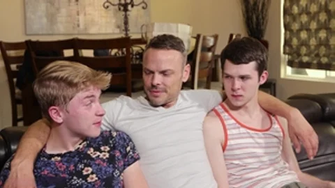 Family Dick: Two Young Twinks Try Dad