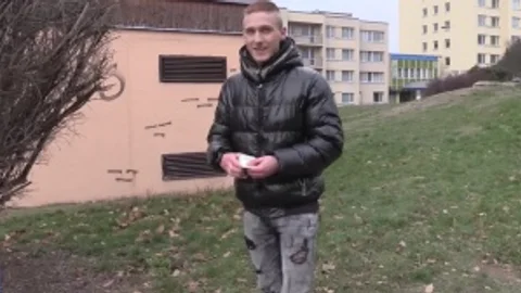 pumped up IT fellow with huge boner