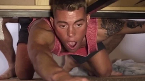 DrillMyHole: Inked Greyson Lane deepthroat in the bed