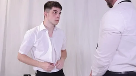 Missionary Boys: Button-up Shirt, Anal Initiation