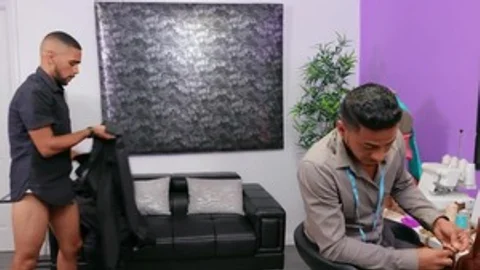 The Bulge Tailor - Ricky Daniels with Cesar Xes ass Love