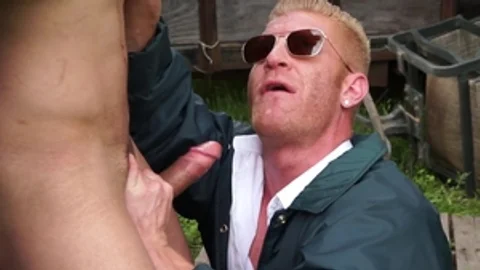 FalconStudios: Latino Johnny V hard fucked anal outdoors