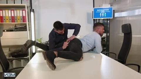Wardrobe Malfunction - Paddy O'Brian and Dann Grey butthole stab