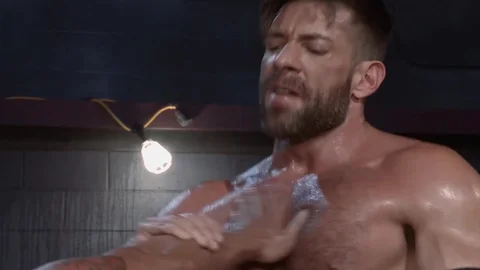 RagingStallion.com - Muscle latino guard craving whip