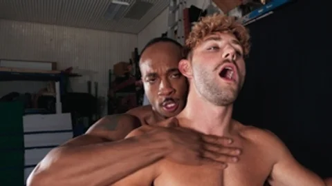 Men: Jackson Gets Down on His Knees