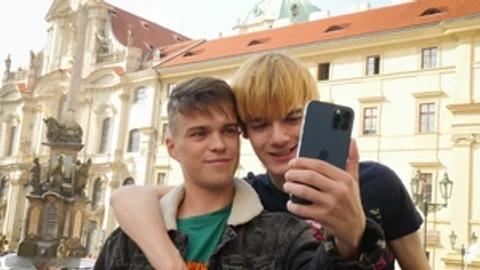 Caucasian Hairy Ass Lovers in a 4K Paradise