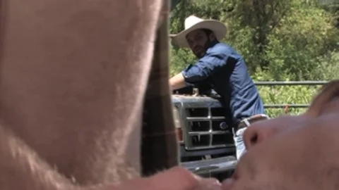 RagingStallion - Slamming hard in the company of hairy cowboy