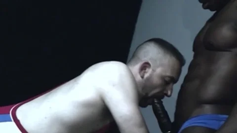 MachoFactory.com: Athletic supermodel throat fucking scene