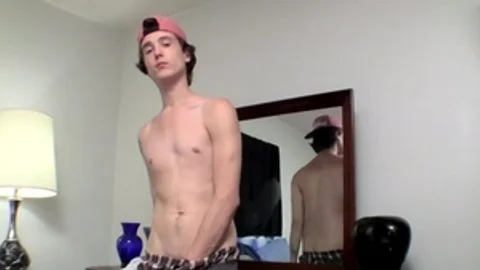 StraightNakedThugs.com: Hairy Sean Johansen masturbating