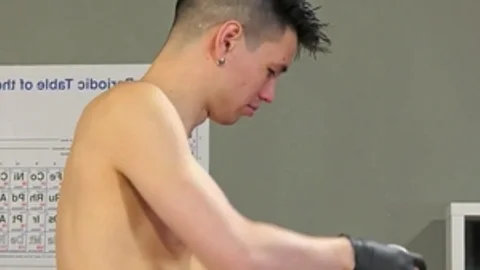 Fisting Central: Tasty jerking big cock in classroom
